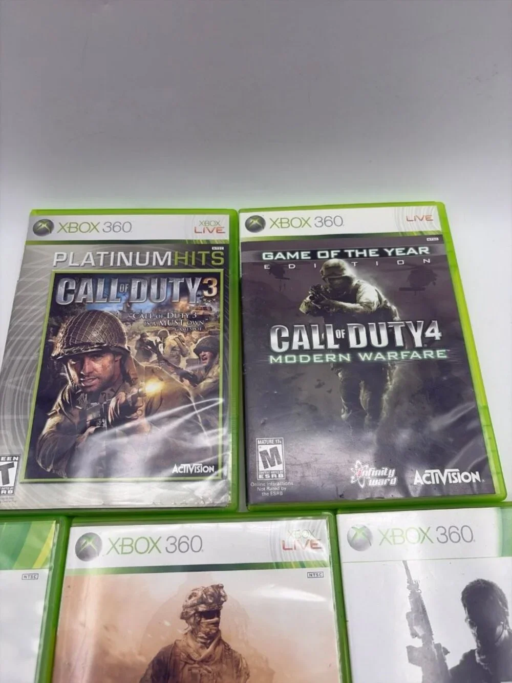 Call of Duty Bundle of 7 Games Microsoft Xbox 360 Complete CIB Tested Working
